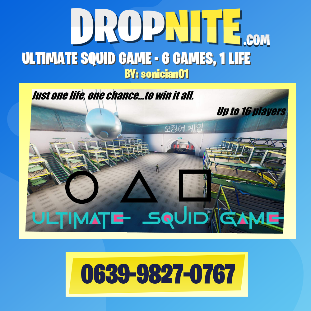 ULTIMATE SQUID GAME - 6 GAMES, 1 LIFE