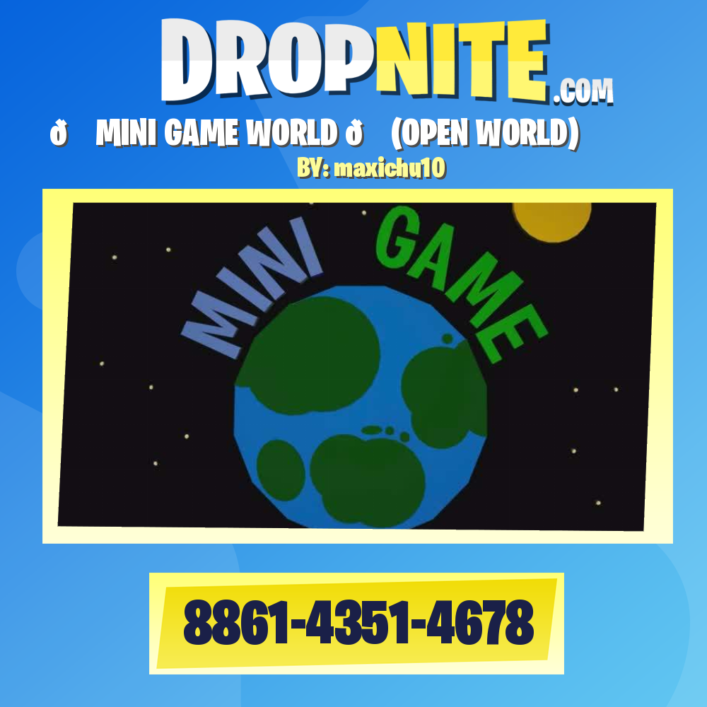 🌍 MINI GAME WORLD 🌍 (OPEN WORLD)