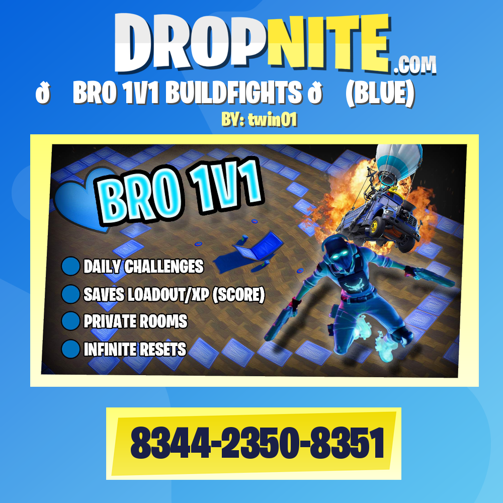 💙 BRO 1V1 BUILDFIGHTS 💙 (BLUE)
