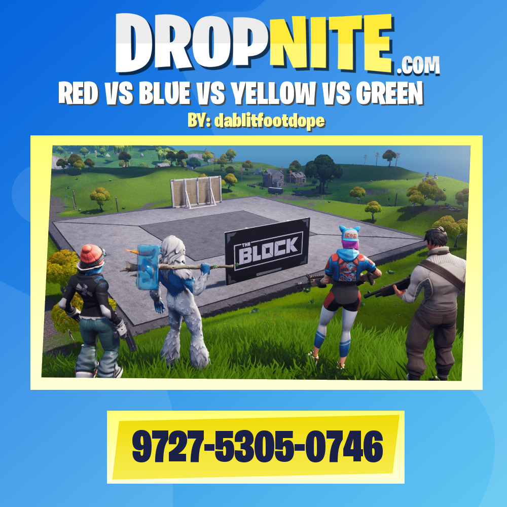 RED VS BLUE VS YELLOW VS GREEN