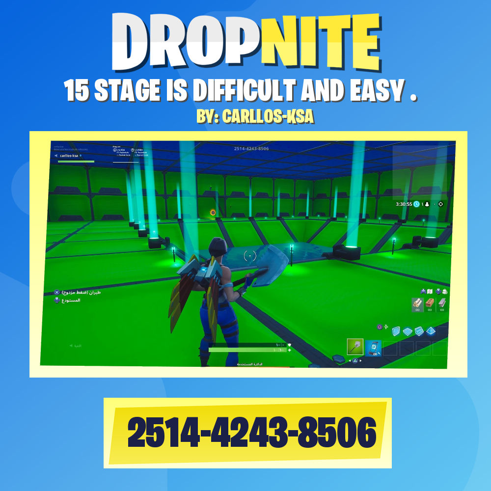 15 STAGE IS DIFFICULT AND EASY .