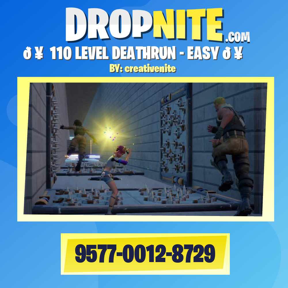 🥇 110 LEVEL DEATHRUN - EASY 🥇