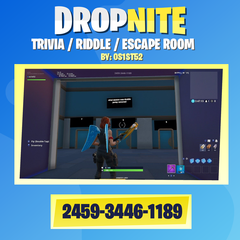 TRIVIA / RIDDLE / ESCAPE ROOM