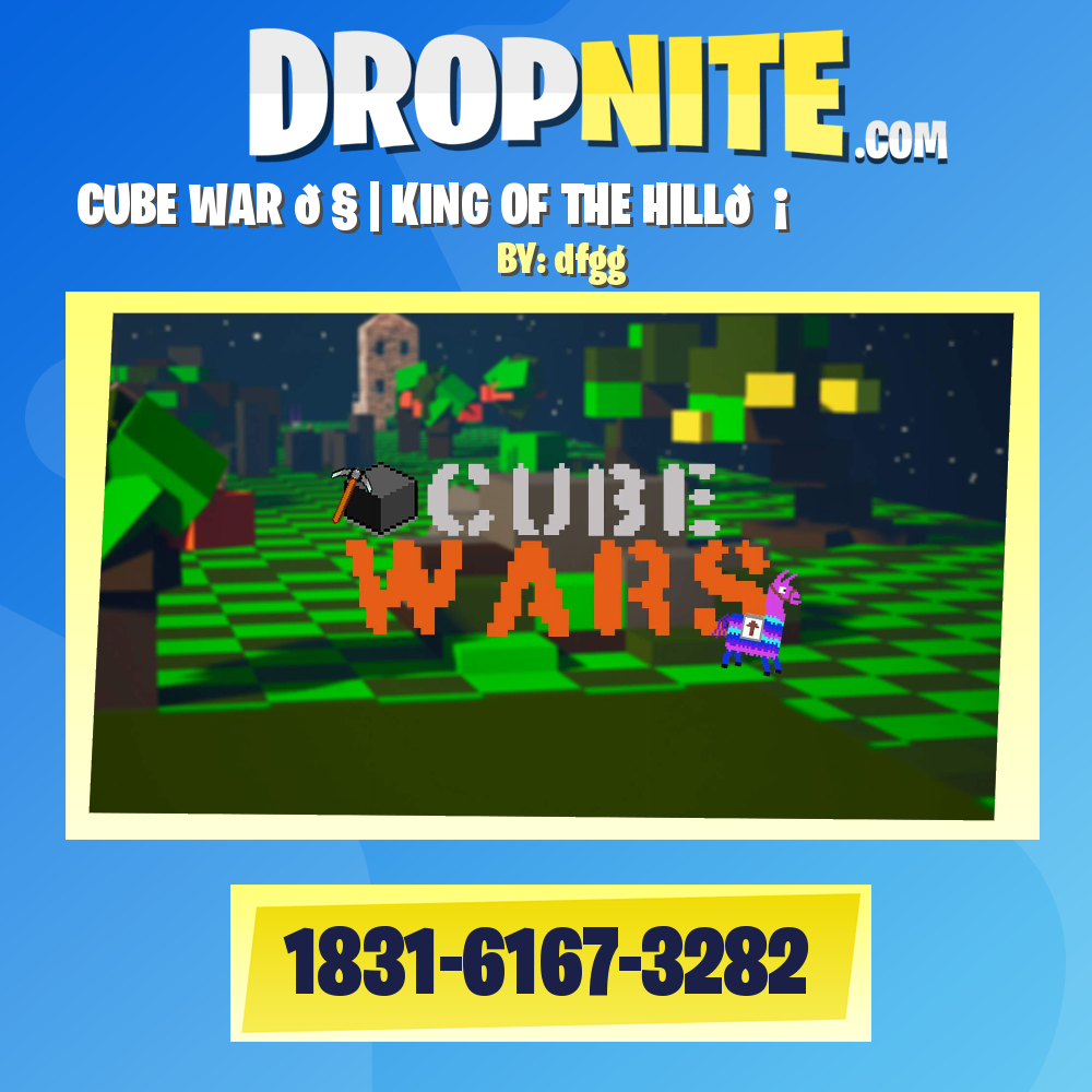 CUBE WAR 🧱| KING OF THE HILL🛡️