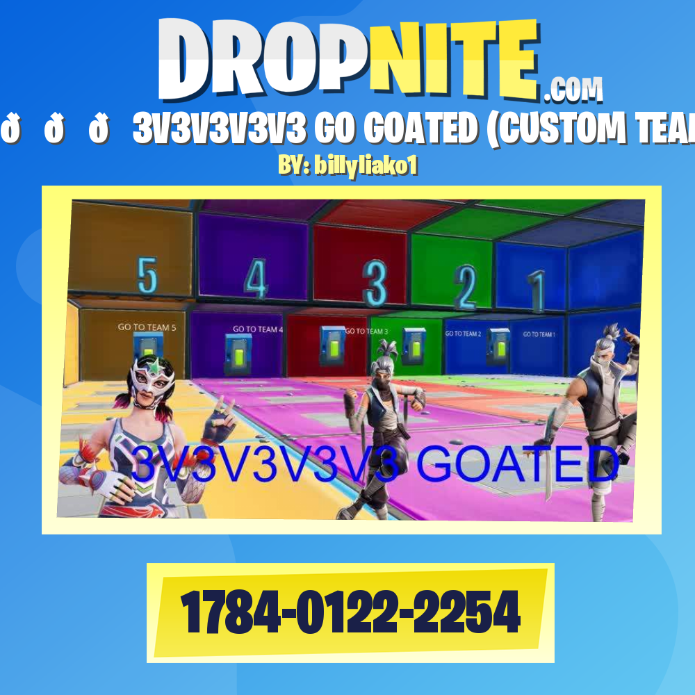👤👤👤3V3V3V3V3 GO GOATED (CUSTOM TEAMS)