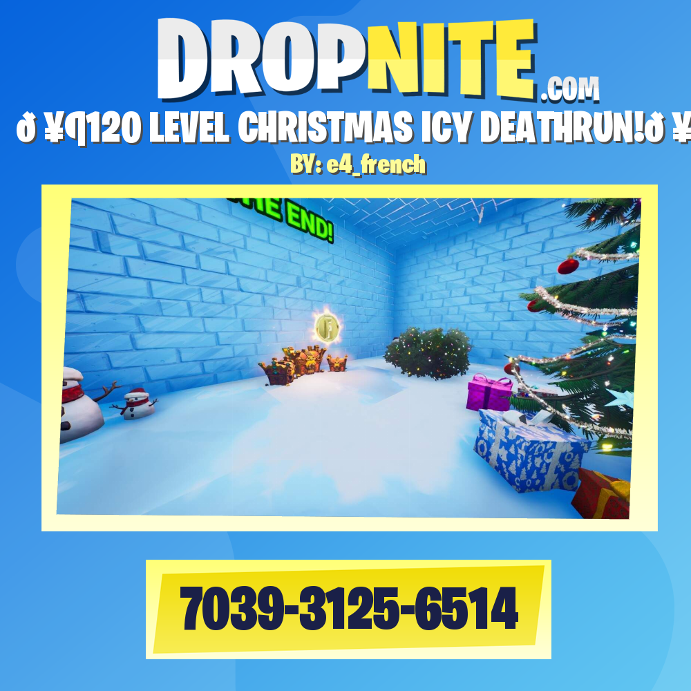 ☃️🥶120 LEVEL CHRISTMAS ICY DEATHRUN!🥶☃