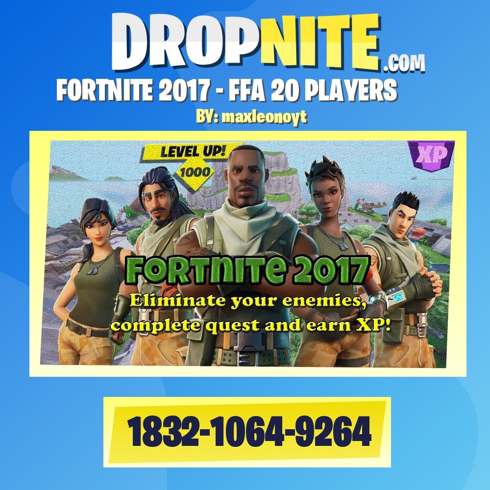 FORTNITE 2017 - FFA 20 PLAYERS