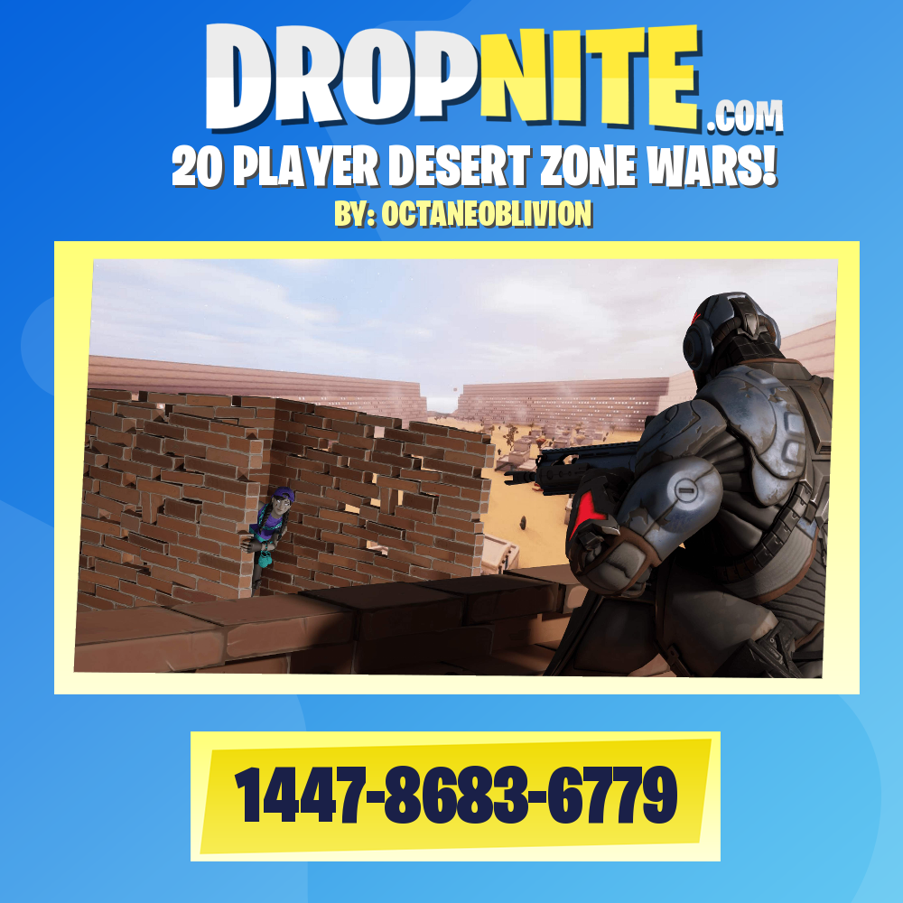20 PLAYER DESERT ZONE WARS!