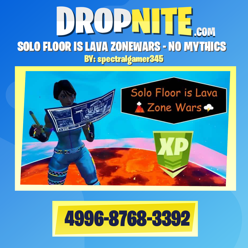 SOLO FLOOR IS LAVA ZONEWARS - NO MYTHICS