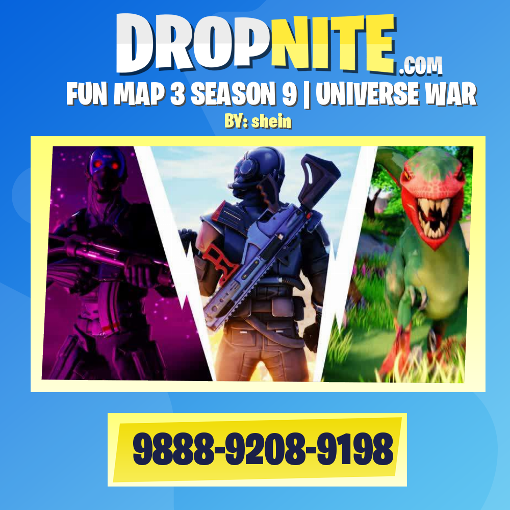 FUN MAP 3 SEASON 9 | UNIVERSE WAR