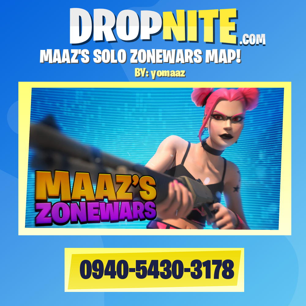 MAAZ'S SOLO ZONEWARS MAP! ✨