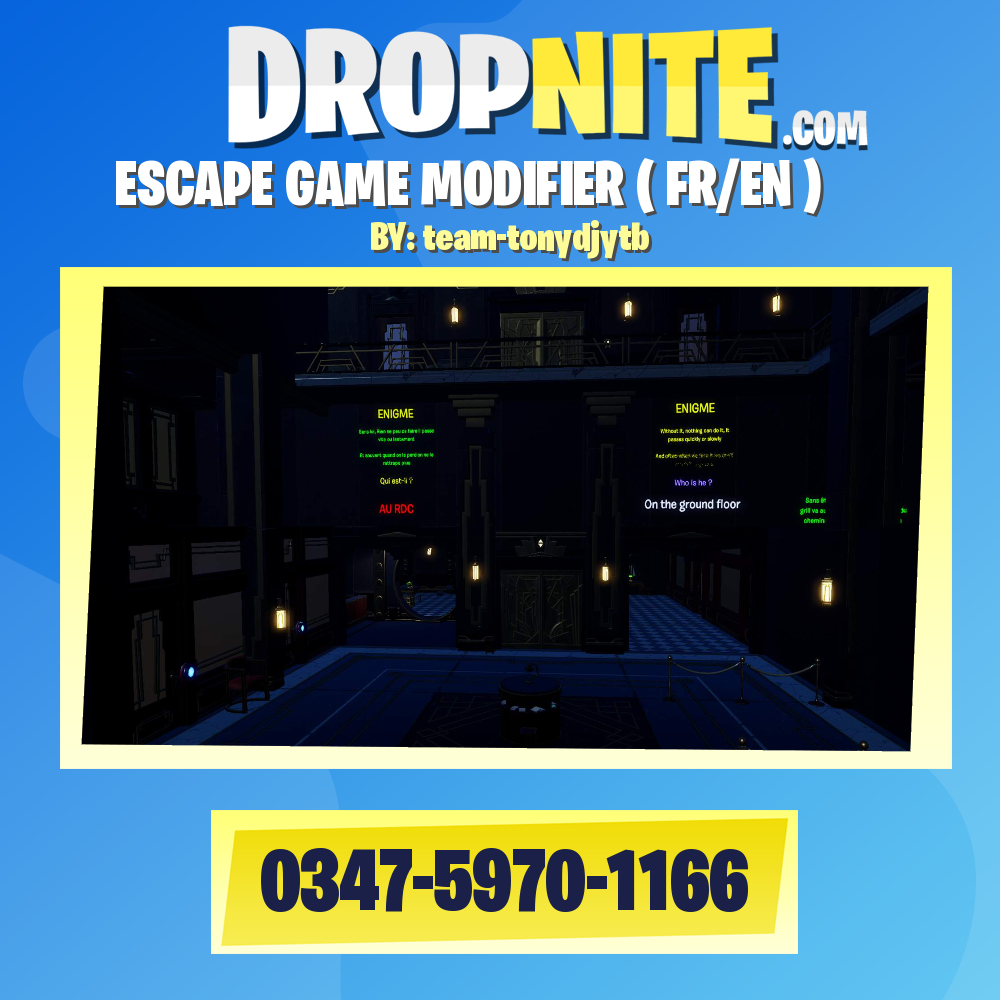 ESCAPE GAME MODIFIER ( FR/EN )