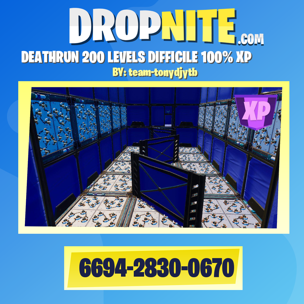DEATHRUN 200 LEVELS DIFFICILE 100% XP