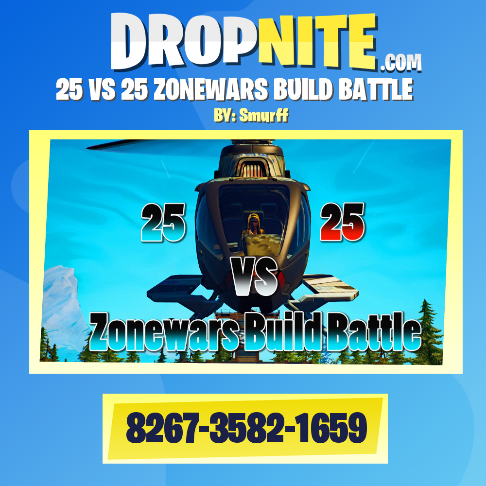 25 VS 25 ZONEWARS BUILD BATTLE