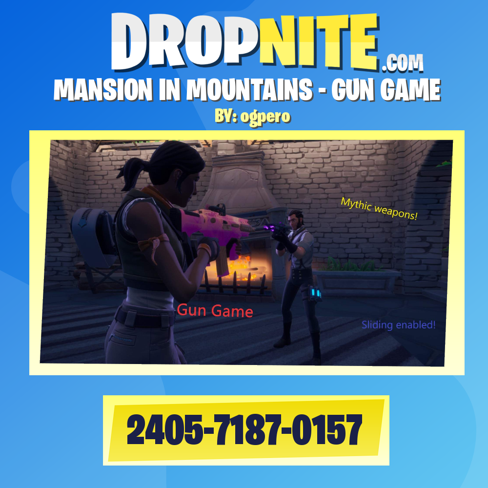 MANSION IN MOUNTAINS - GUN GAME