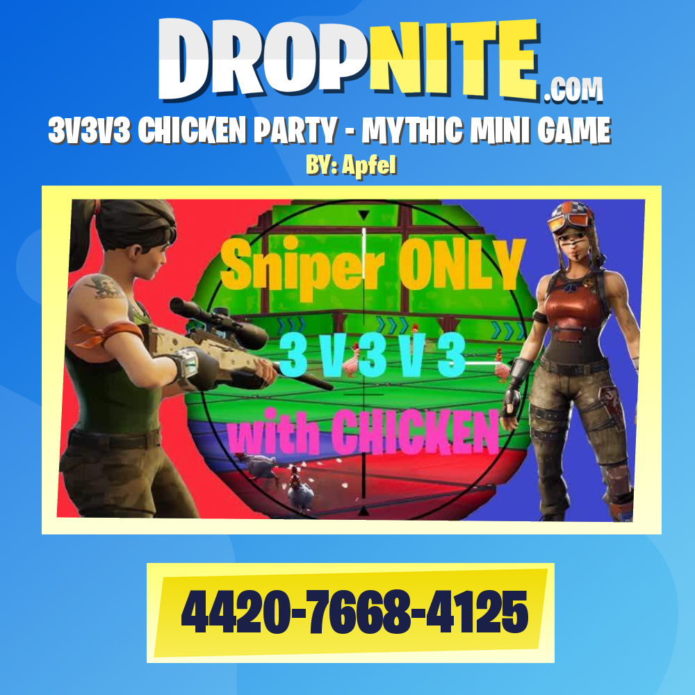 3V3V3 CHICKEN PARTY - MYTHIC MINI GAME