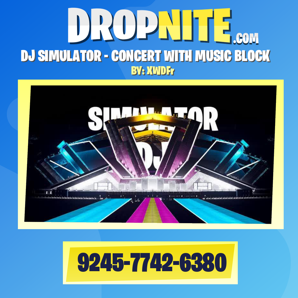 DJ SIMULATOR - CONCERT WITH MUSIC BLOCK