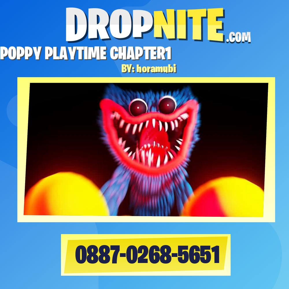 POPPY PLAYTIME CHAPTER1・ハギーワギーホラーマップ - Fortnite Creative Map Code - Dropnite