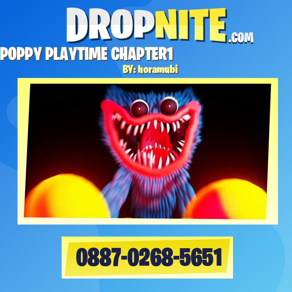 POPPY PLAYTIME CHAPTER1・ハギーワギーホラーマップ - Fortnite