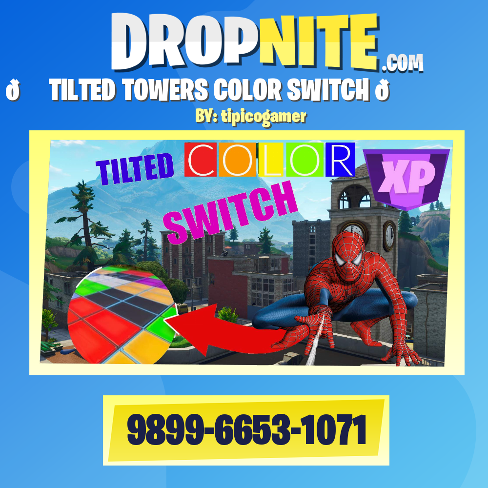 ✅🔝❤️TILTED TOWERS COLOR SWITCH✅🔝❤️