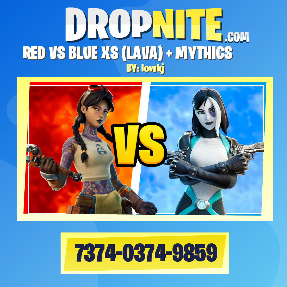 RED VS BLUE XS (LAVA) + MYTHICS✨
