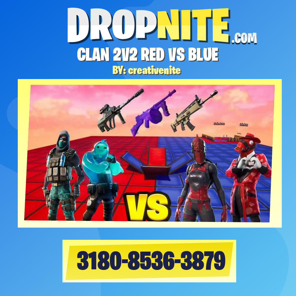 CLAN 2V2 RED VS BLUE
