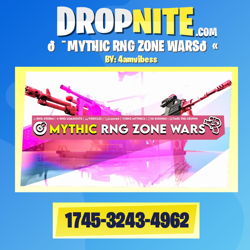 🎯MYTHIC RNG ZONE WARS🔫