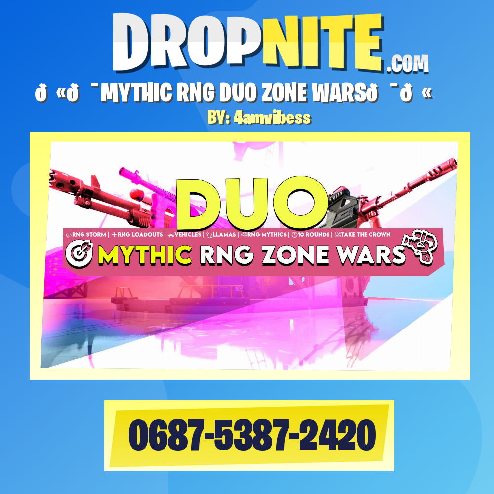 🔫💯MYTHIC RNG DUO ZONE WARS💯🔫