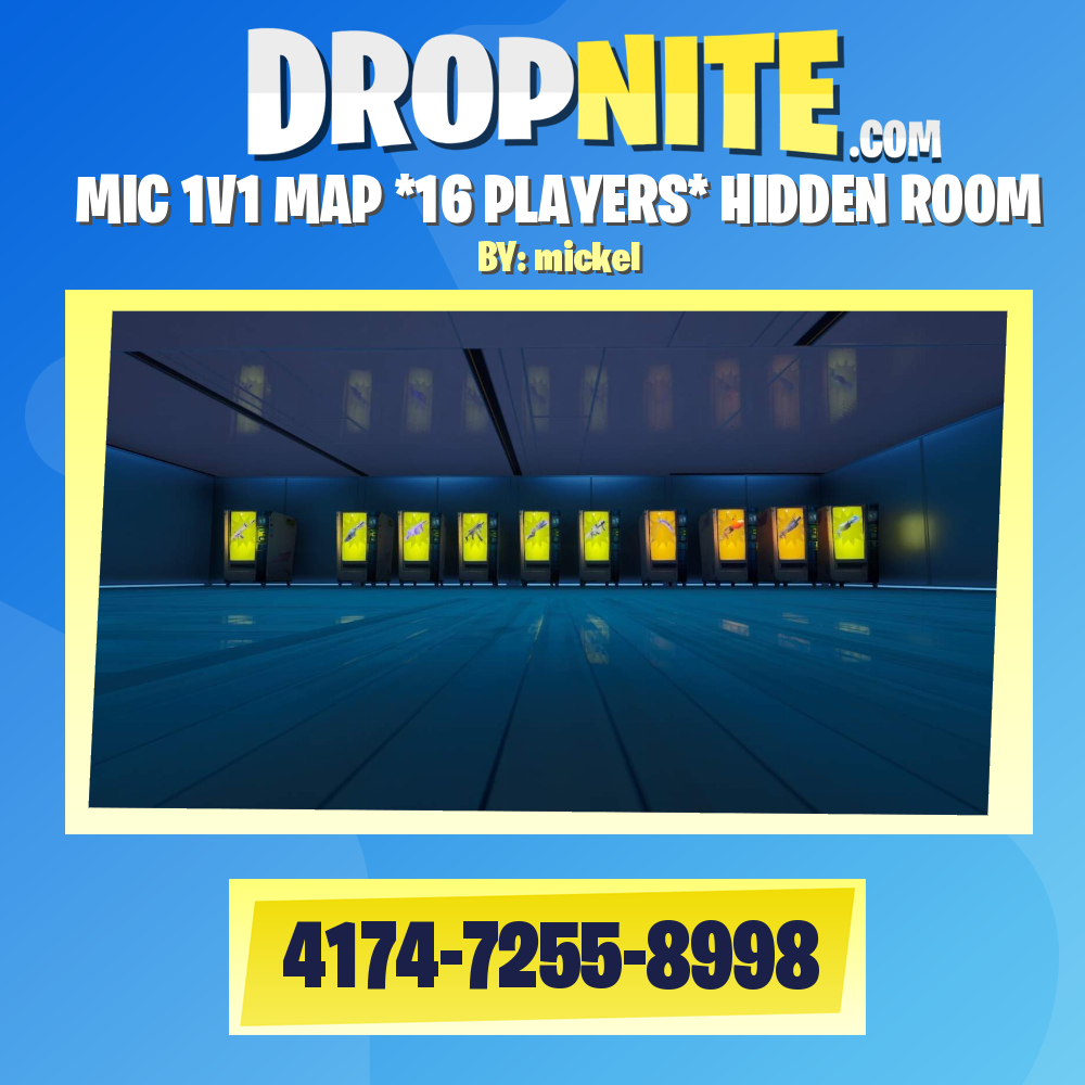 MIC 1V1 MAP *16 PLAYERS* HIDDEN ROOM
