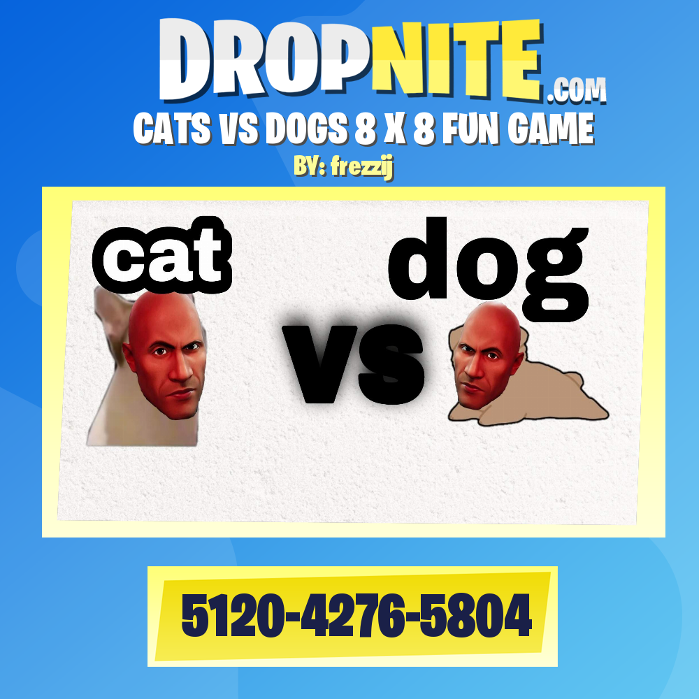 CATS VS DOGS 8 X 8 FUN GAME