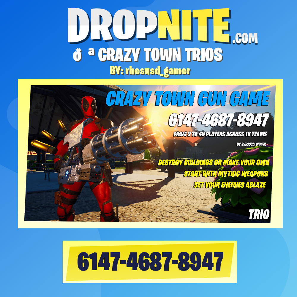 🤪 CRAZY TOWN TRIOS