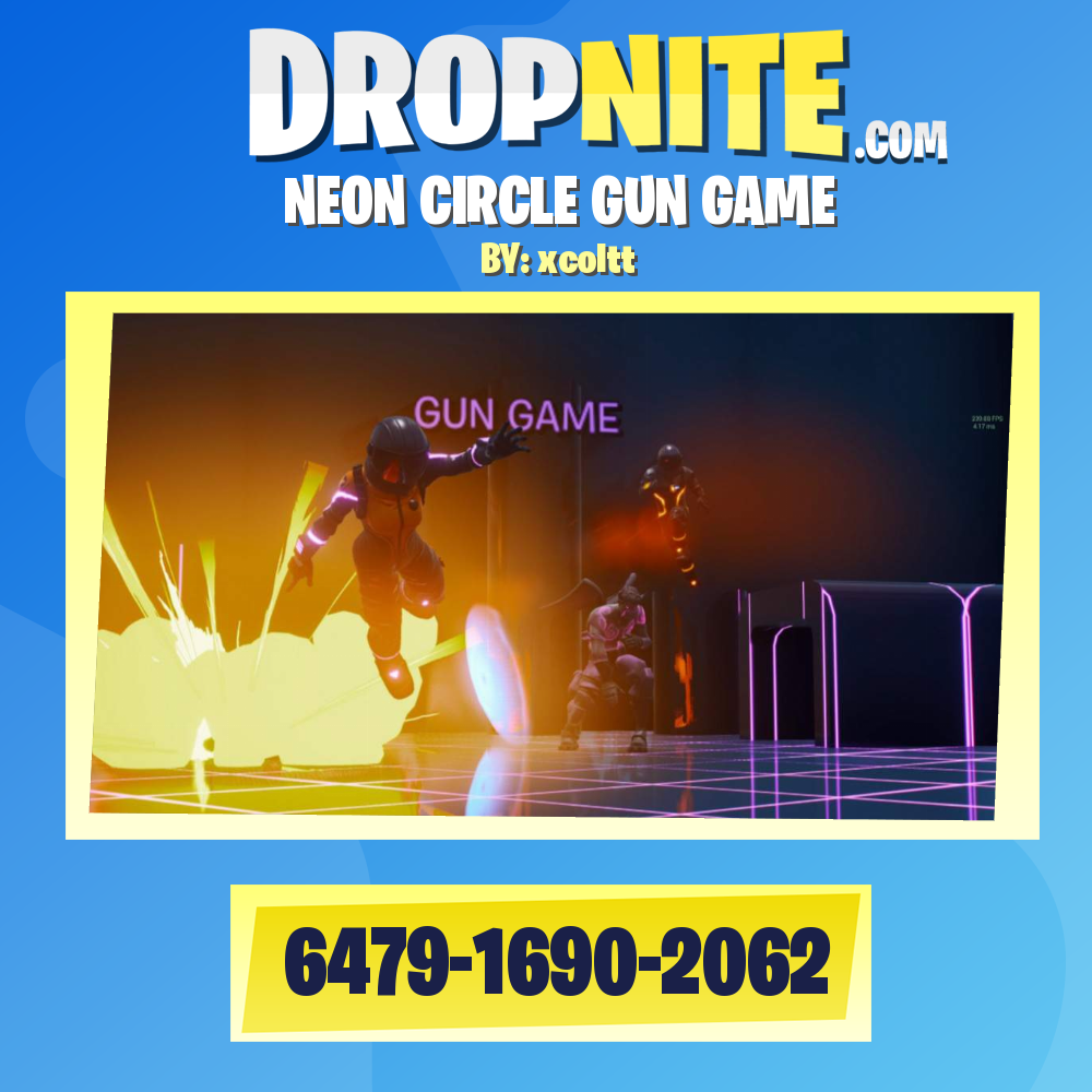 NEON CIRCLE GUN GAME
