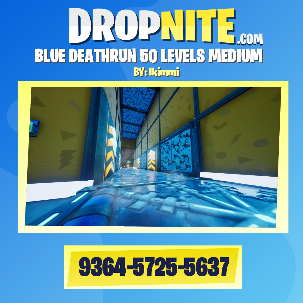 BLUE DEATHRUN 50 LEVELS MEDIUM