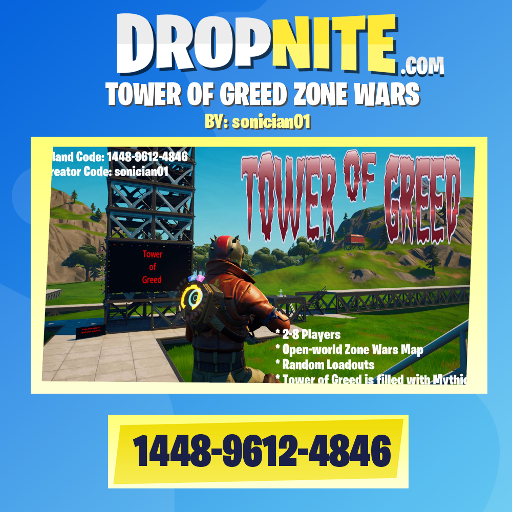 TOWER OF GREED ZONE WARS