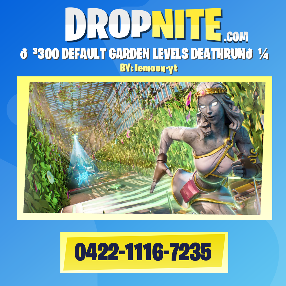 🌳300 DEFAULT GARDEN LEVELS DEATHRUN🌼