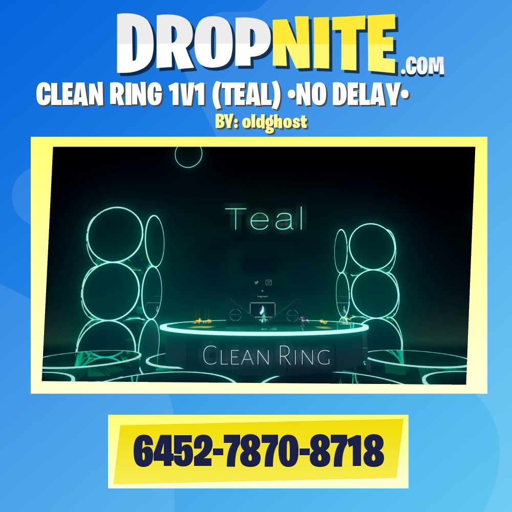 CLEAN RING 1V1 (TEAL) •NO DELAY•