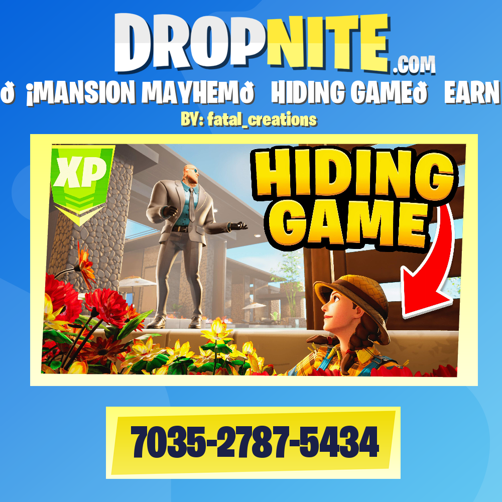 🏡MANSION MAYHEM🤑HIDING GAME👀EARN XP✨