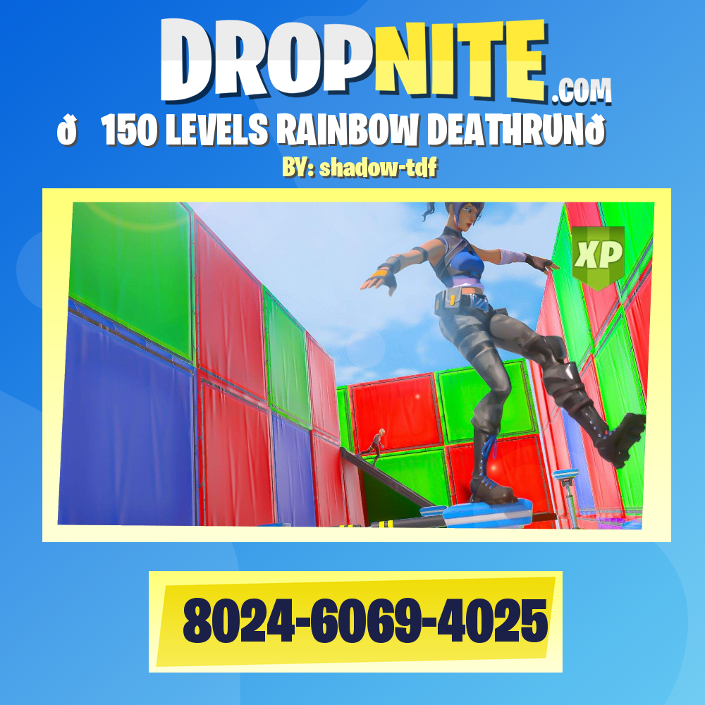 🌈150 LEVELS RAINBOW DEATHRUN🌈