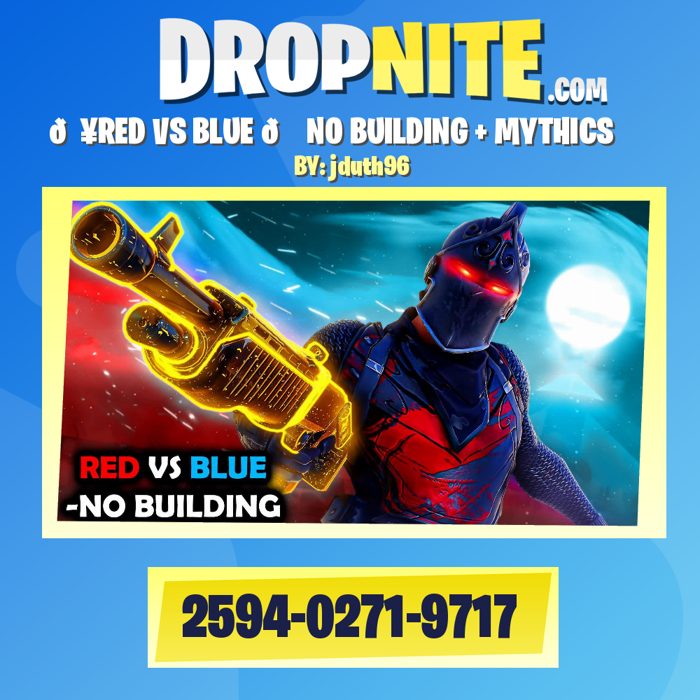 🔥RED VS BLUE 🌊 NO BUILDING + MYTHICS