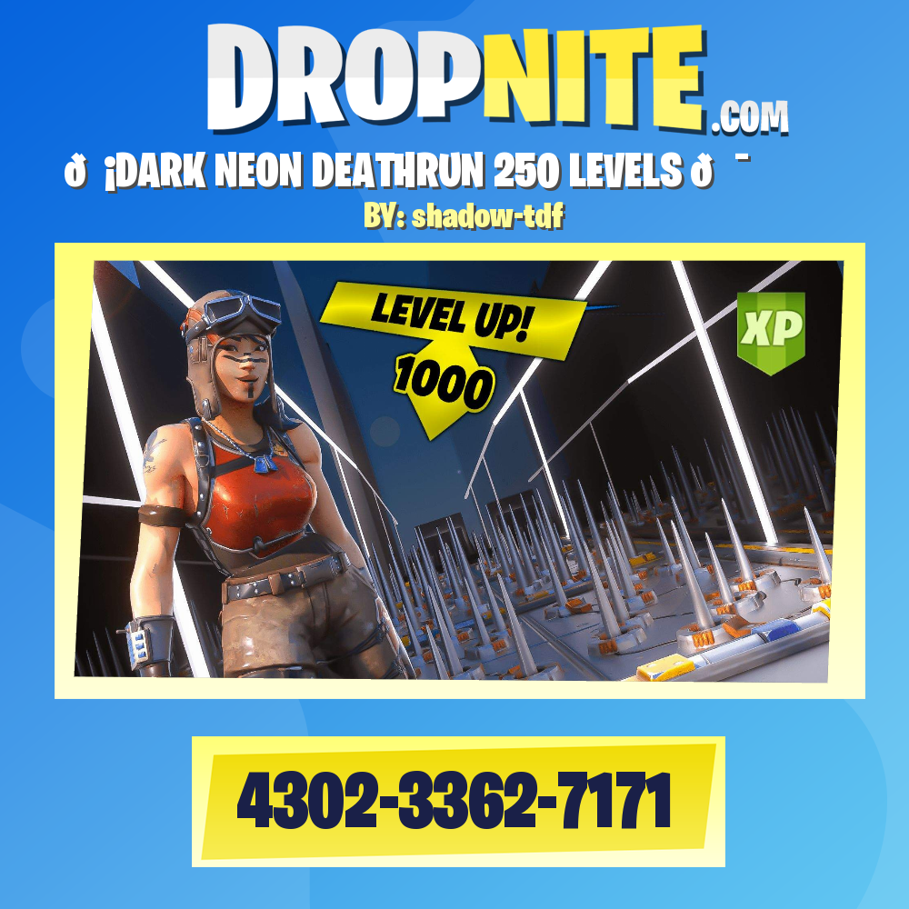 💡DARK NEON DEATHRUN 250 LEVELS 💯