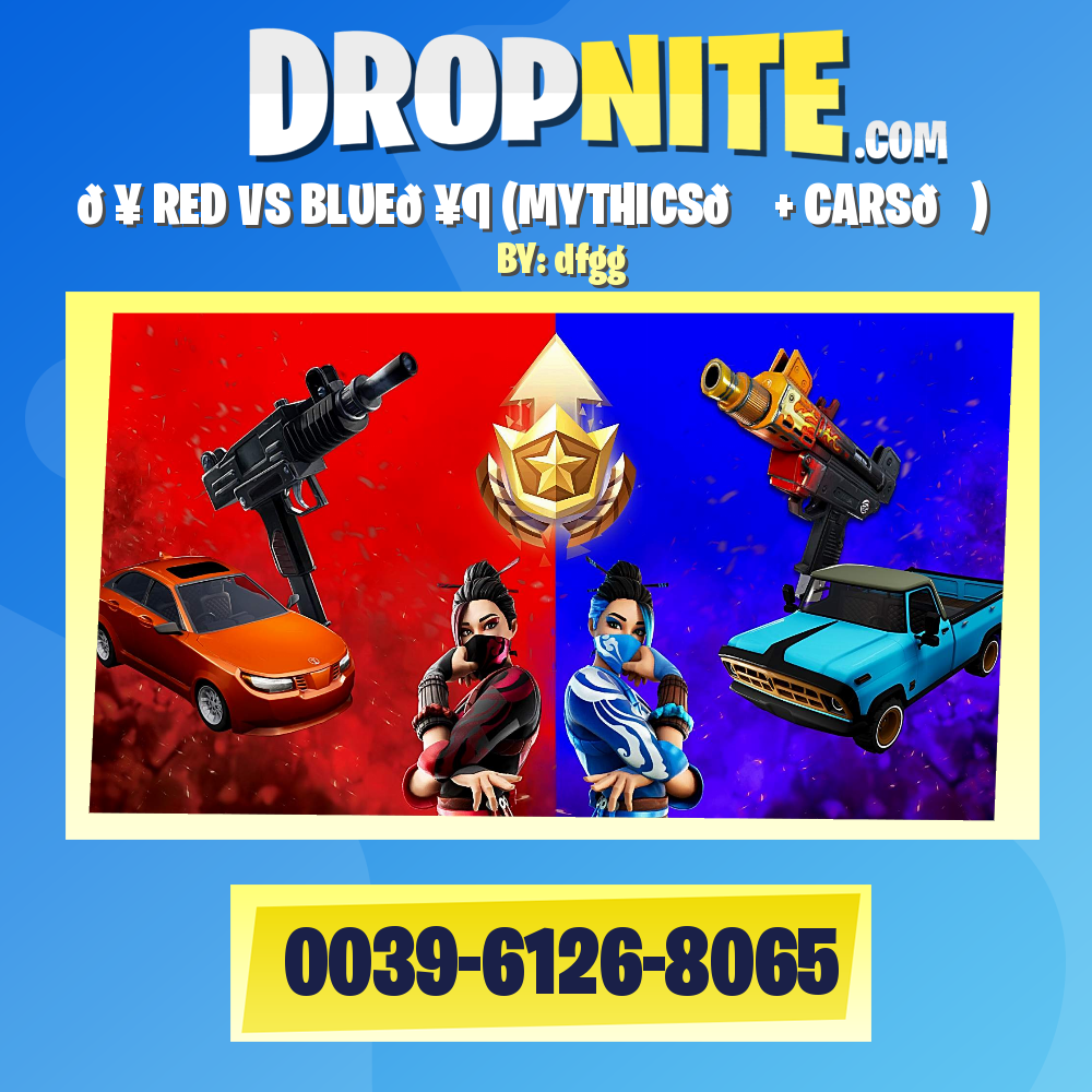 🥵RED VS BLUE🥶 (MYTHICS🌟 + CARS🏎)