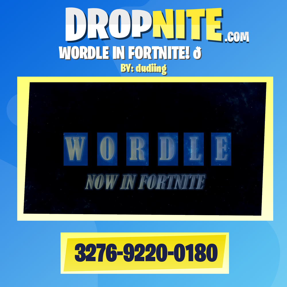 WORDLE IN FORTNITE! 💭