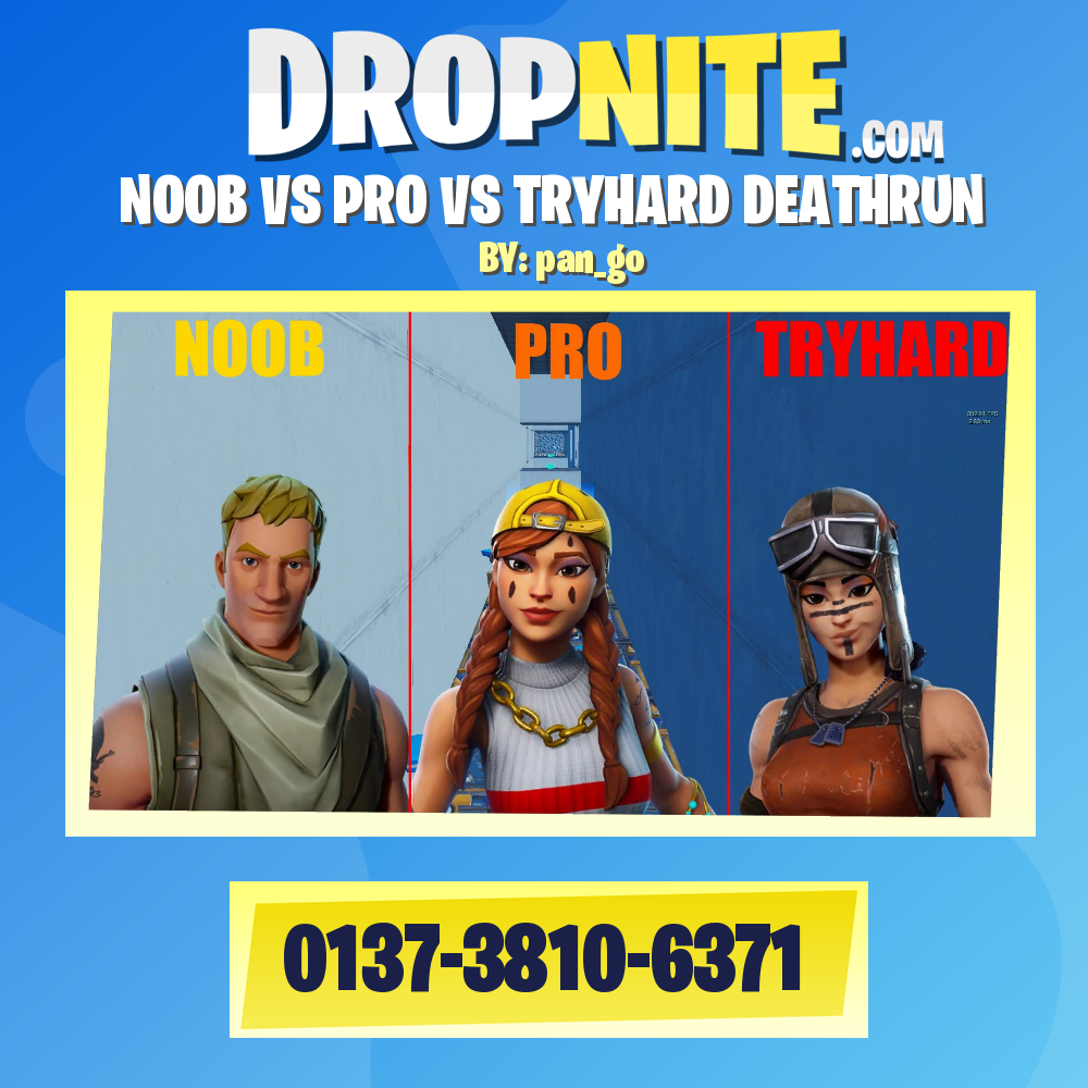 NOOB VS PRO VS TRYHARD DEATHRUN