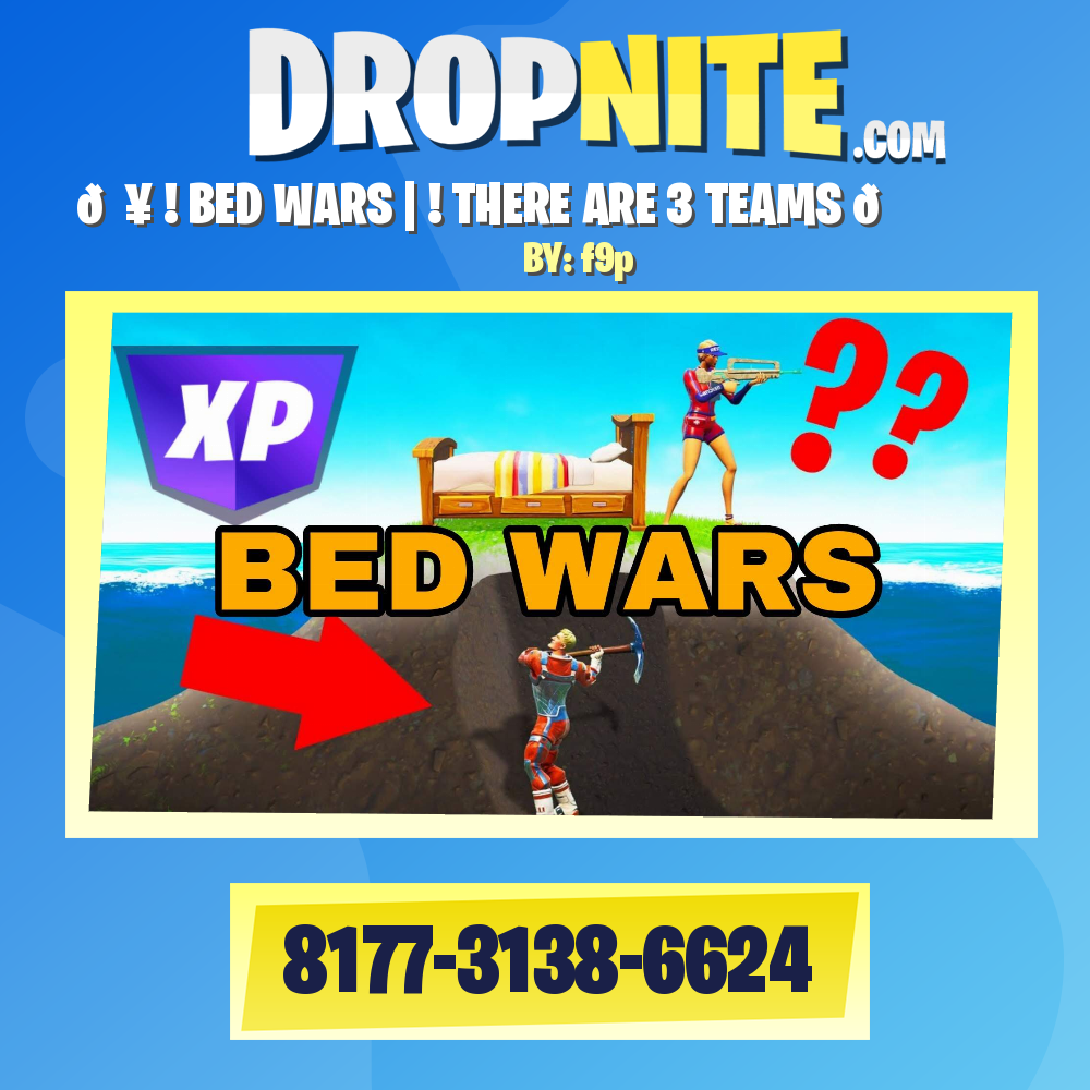 👥 ! BED WARS | ! THERE ARE 3 TEAMS 🛏️