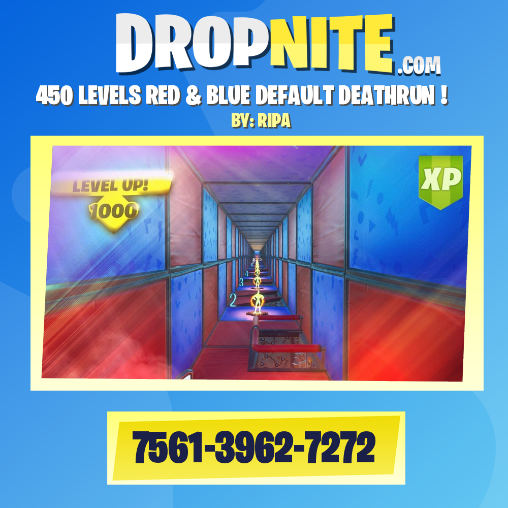 450 LEVELS RED & BLUE DEFAULT DEATHRUN !
