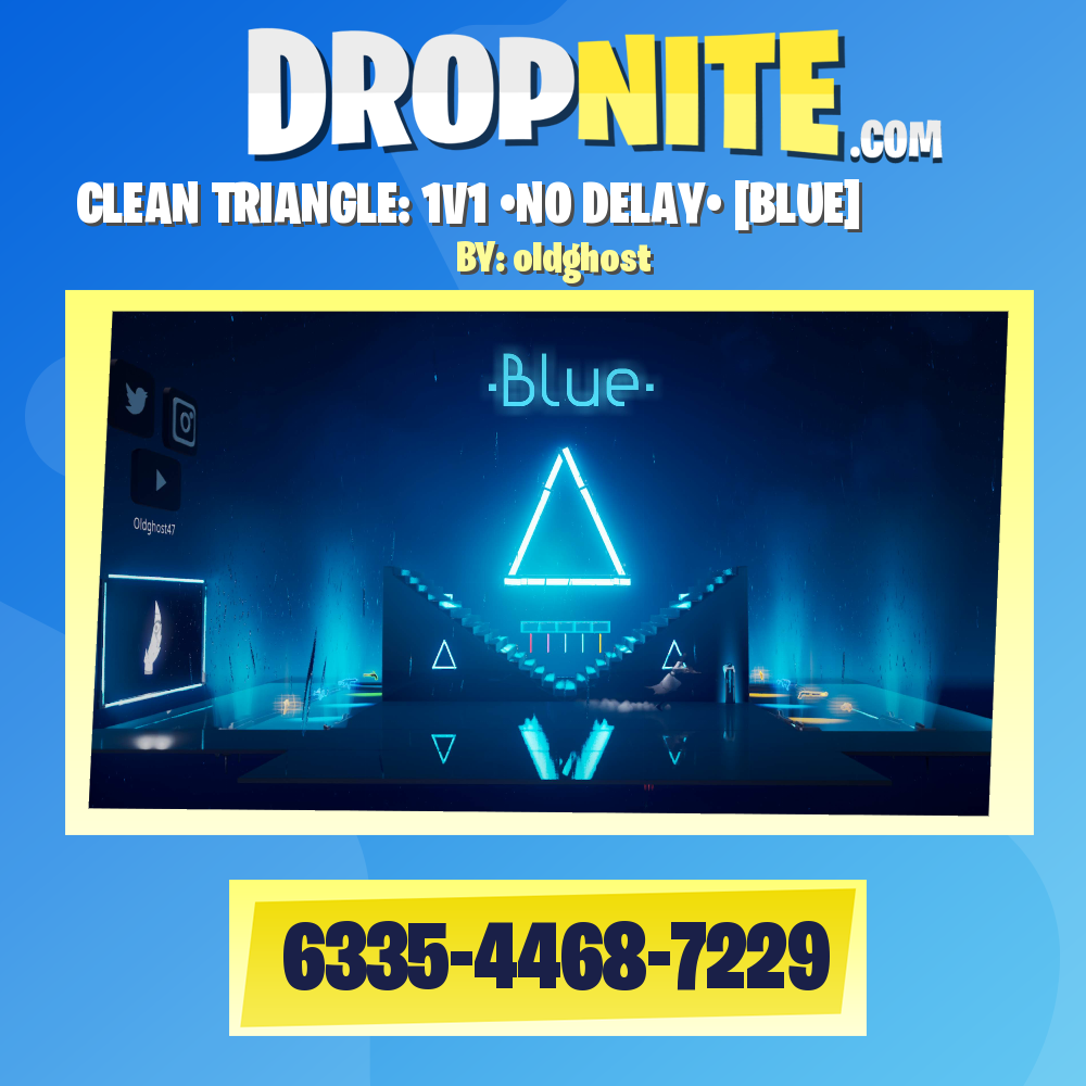 CLEAN TRIANGLE: 1V1 •NO DELAY• [BLUE]