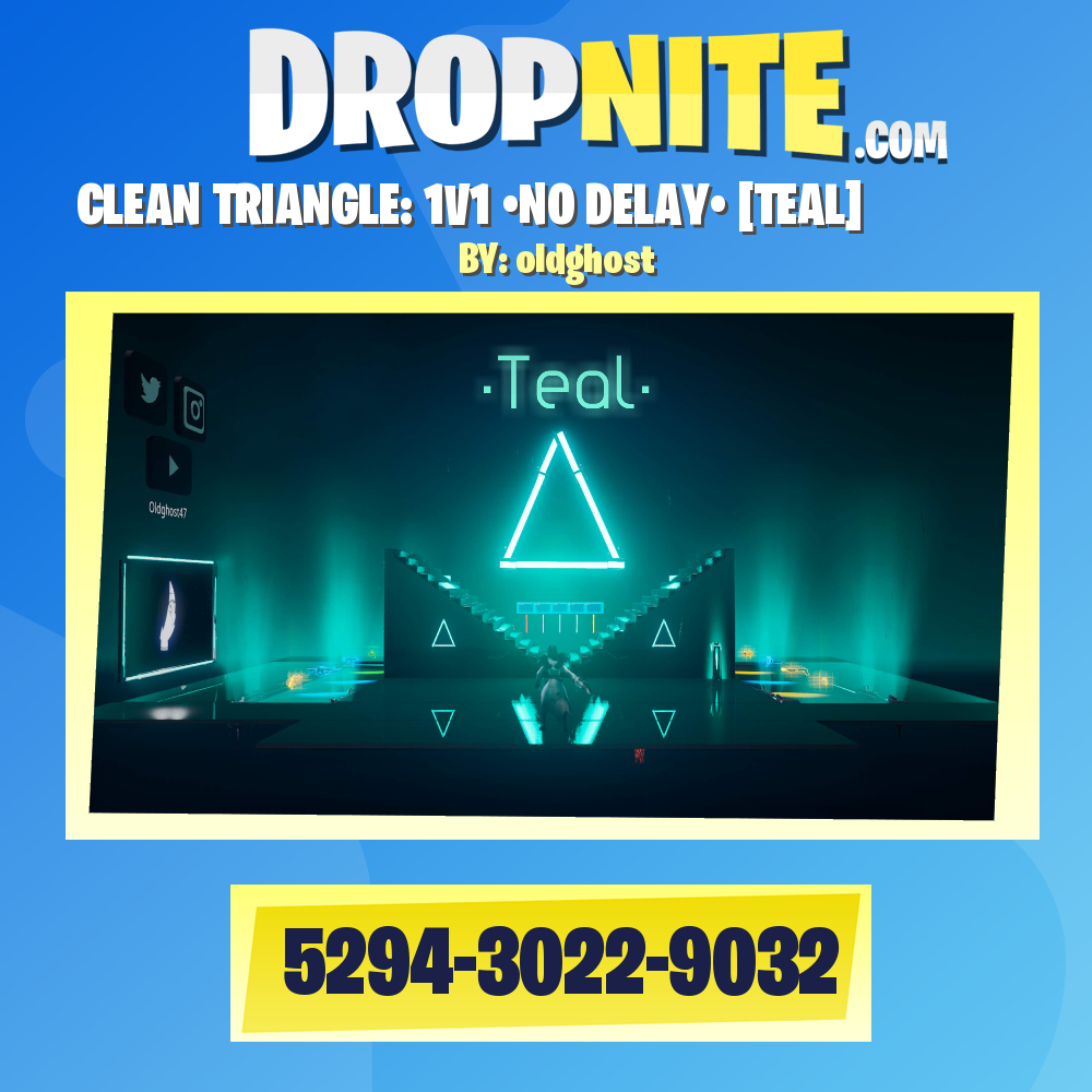 CLEAN TRIANGLE: 1V1 •NO DELAY• [TEAL]