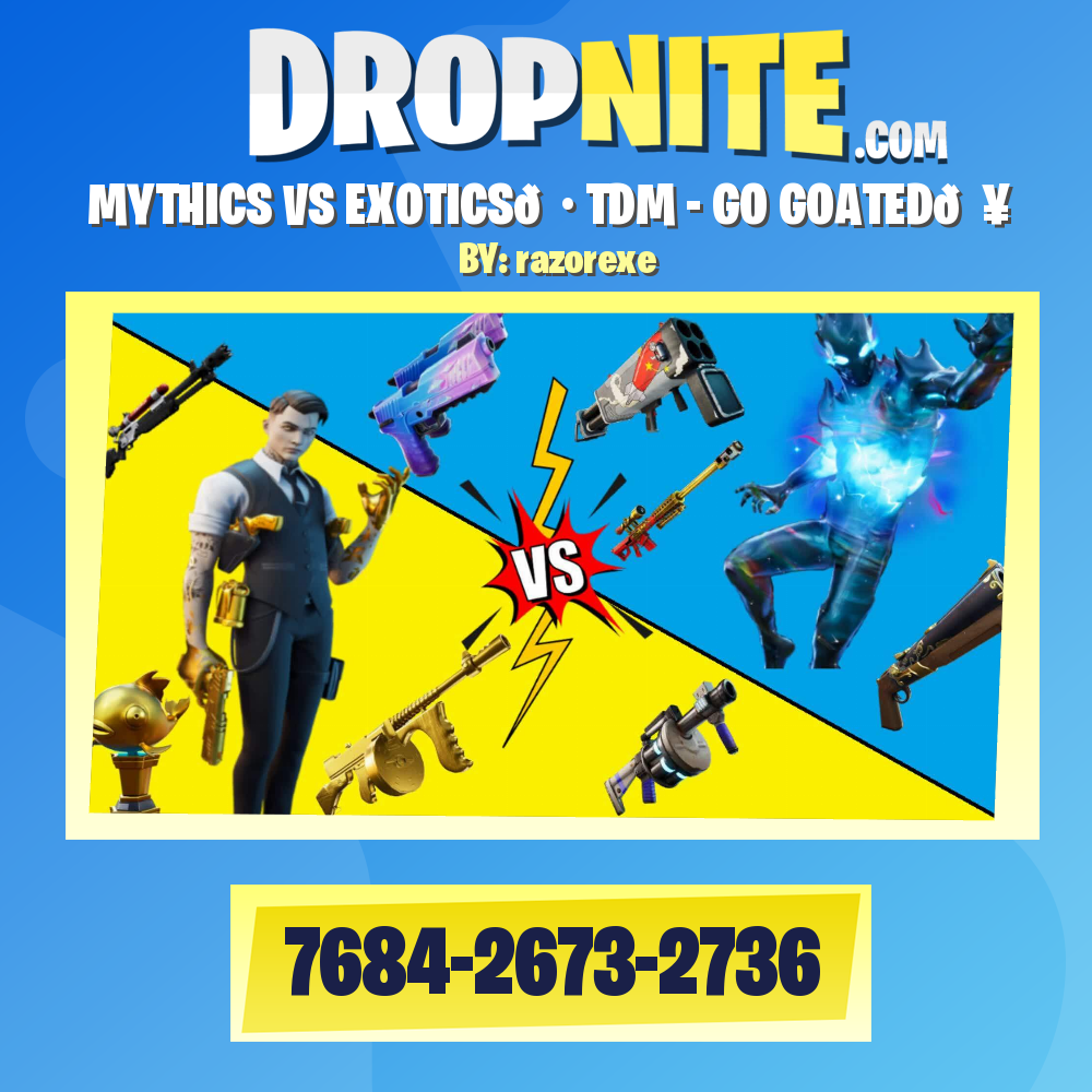 ⭐MYTHICS VS EXOTICS🔷 TDM - GO GOATED🔥