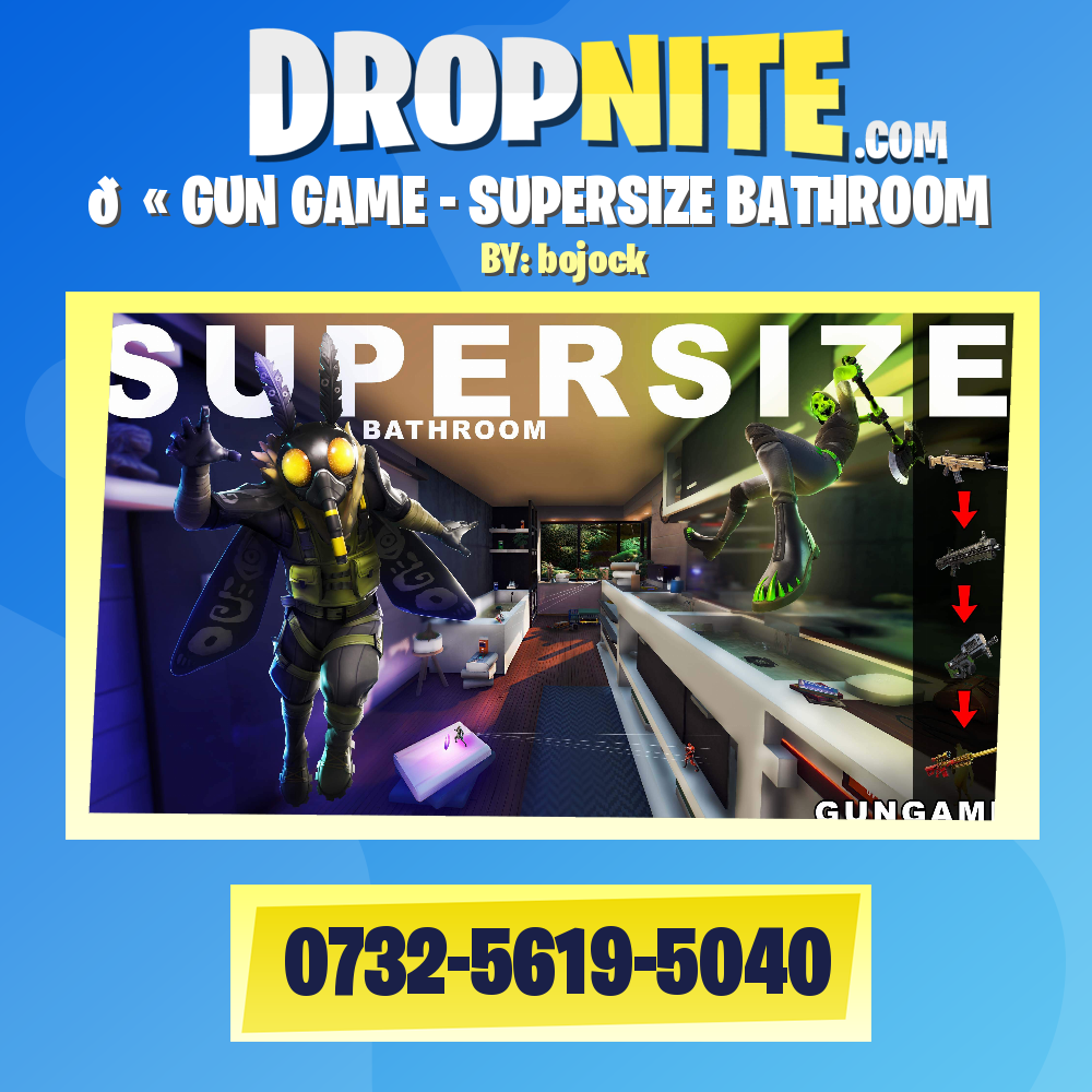 🔫 GUN GAME - SUPERSIZE BATHROOM