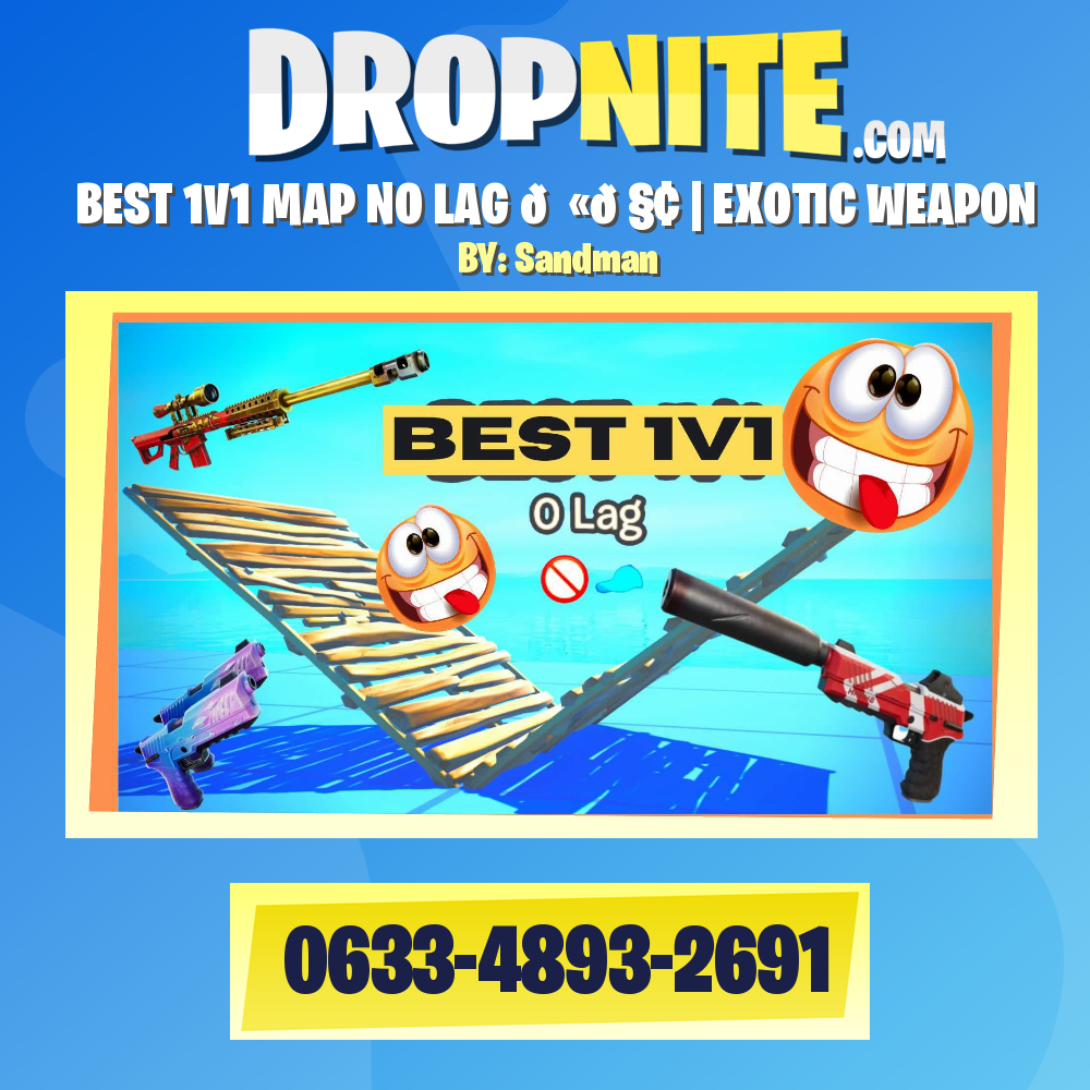 BEST 1V1 MAP NO LAG 🚫🧢 | EXOTIC WEAPON